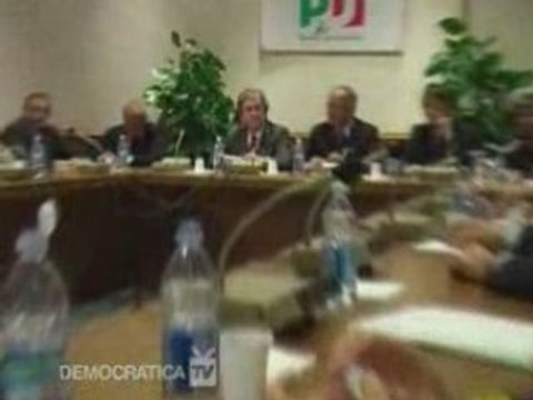 Walter Veltroni parla del suo governo ombra