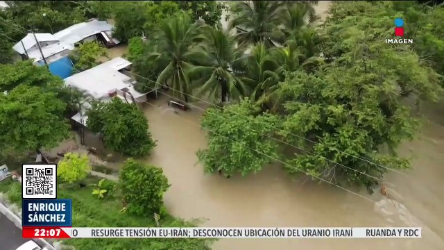 Lluvias por la onda tropical número 7 provocan inundaciones en Chetumal, Quintana Roo