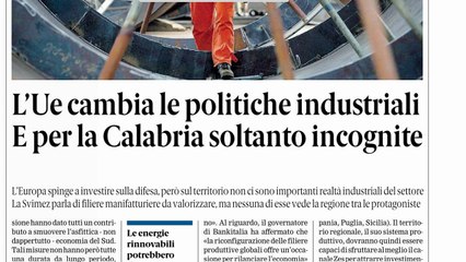 Rassegna stampa 30-06-2025 edizioni Calabria