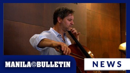 Hungarian cellist Zoltán Onczay performs at Manila Bulletin