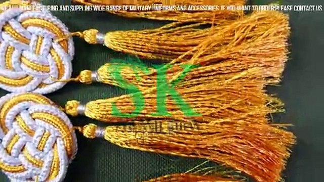 Cincture tassel priest, Rope Cincture with Tassels, White Gold Priest's Cincture