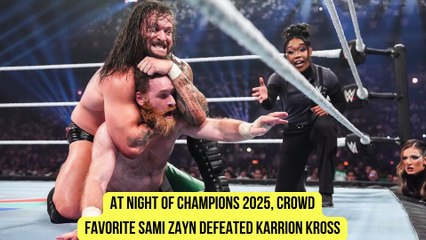 Sami Zayn overcame Karrion Kross at WWE Night of Champions 2025.
