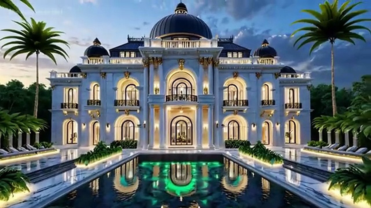 Multimillion White Palace Marvels： World-Class Majesty Mansions of Elite Architecture
