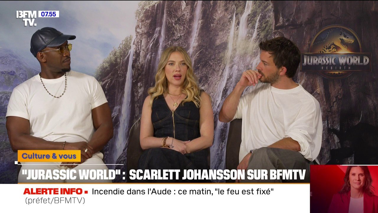 Scarlett Johansson, à l'affiche du blockbuster "Jurassic World Rebirth" qui sort le 2 juillet, témoigne de son amour pour la franchise