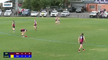 BFNL - Lachie Hood (Sandhurst) kicks first goal of game v Golden Square, June 28, 2025.