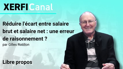 Réduire l'écart entre salaire brut et salaire net : une erreur de raisonnement ? [Gilles Rotillon]