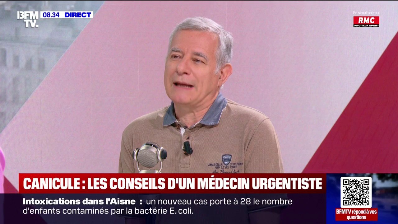 Canicule: "Ce sont les plus pauvres qui souffrent le plus", assure Christophe Prudhomme (Association des médecins urgentistes de France)