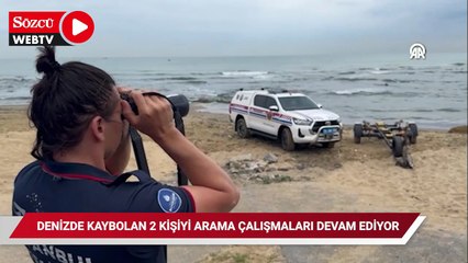 Sarıyer'de denizde kaybolan 2 kişiyi arama çalışmaları sürüyor