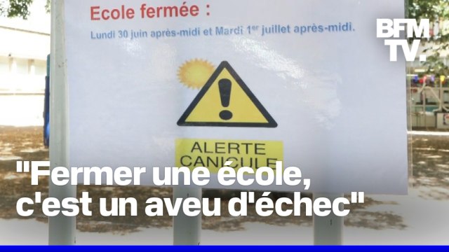 Canicule: 200 écoles publiques fermées au moins partiellement à cause de la chaleur