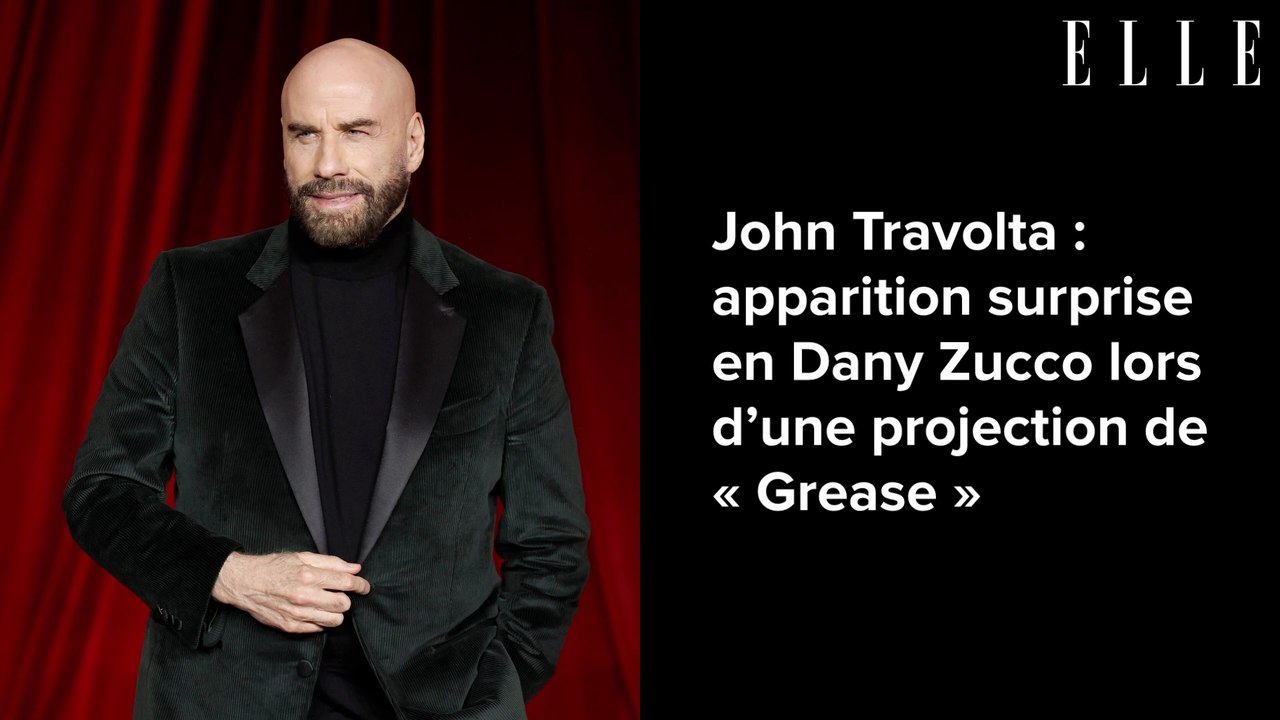John Travolta : apparition surprise en Dany Zucco lors d’une projection de « Grease »