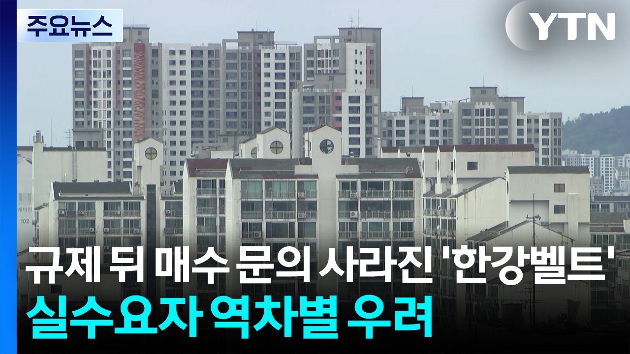 규제 뒤 매수 문의 사라진 '한강벨트'...실수요자 역차별 우려 / YTN