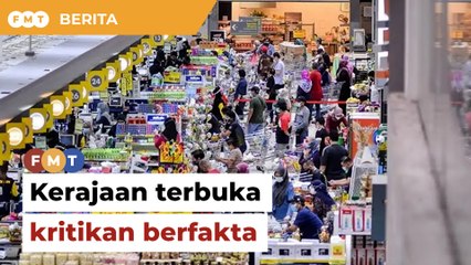 Kerajaan terbuka kritikan berfakta isu SST, kata PM