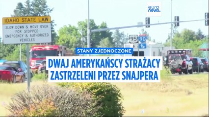 Snajper zabił dwóch strażaków podczas gaszenia pożaru w Idaho