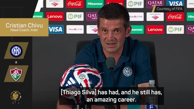 Fluminense's Thiago Silva one of the best defenders to have ever played - Chivu