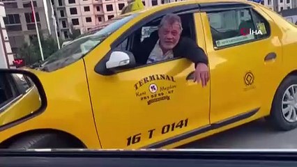 Taksicilerin 'bekleme yapma' kavgası
