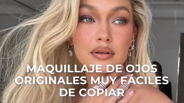 Maquillajes de ojos originales fáciles de copiar