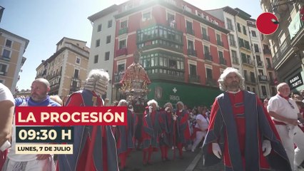 La procesión, el 7 de julio, en directo a las 9:30 horas en Navarra Televisión