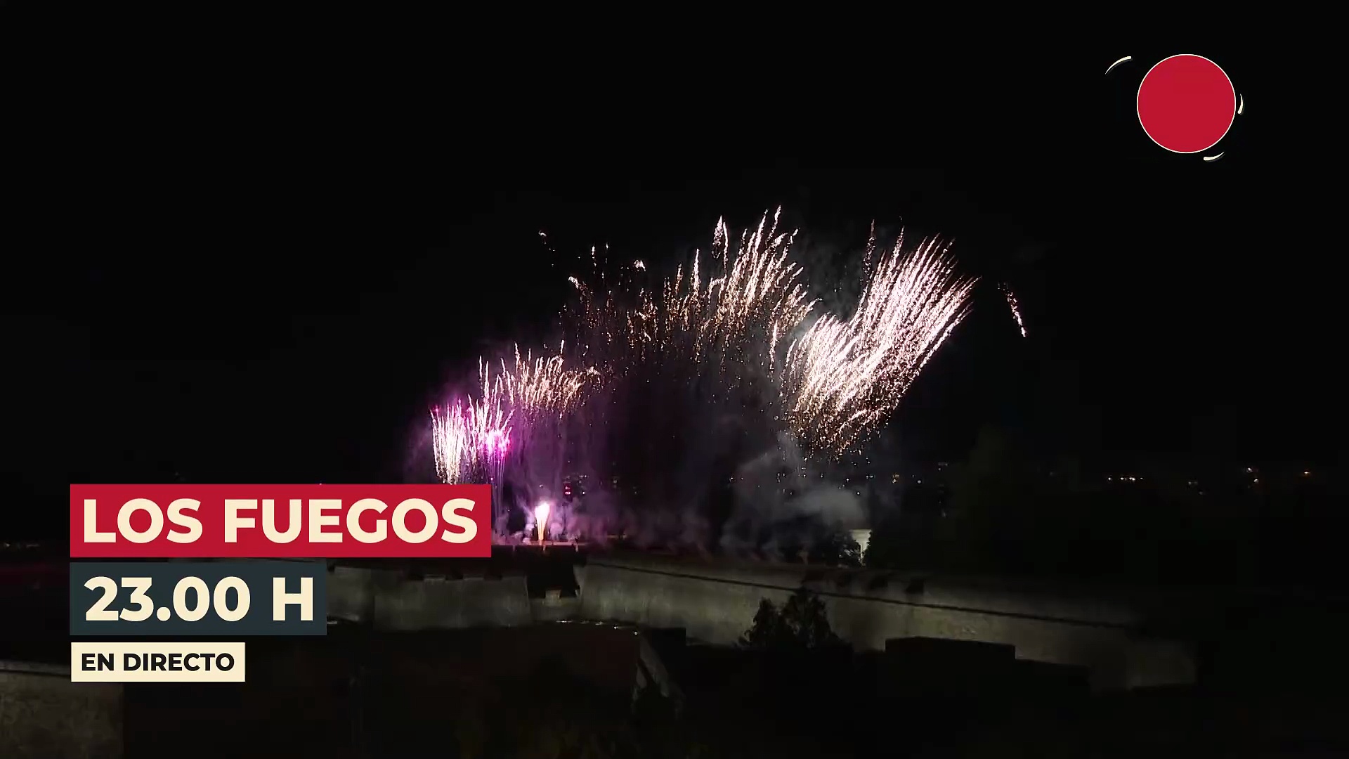 Los fuegos de San Fermín, todos los días a las 23:00 horas, en Navarra Televisión