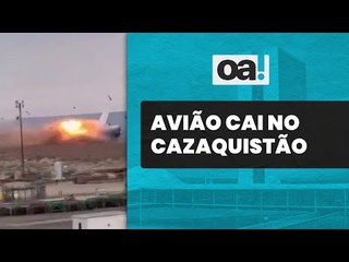 Avião da Embraer cai no Cazaquistão; há sobreviventes