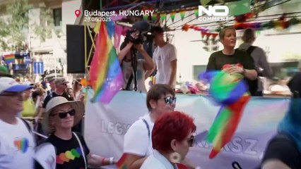 Around 100,000 marched in Budapest Pride, defying government ban