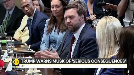 US President Donald Trump Warns Elon Musk Against Funding Democrats  World News  WION