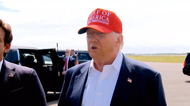 WATCH: Donald Trump hails 'fantastic' detention centre as he visits 'Alligator Alcatraz' in Florida