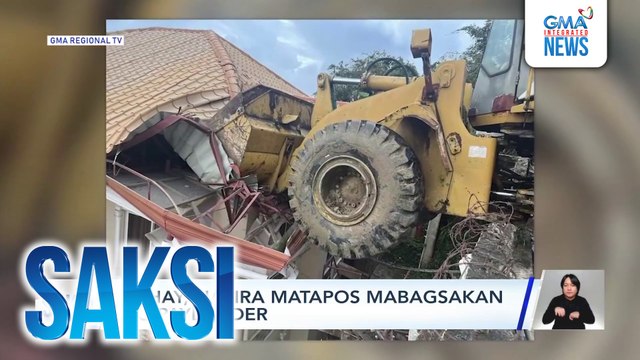 Saksi: (Part 3) Bahay na nabagsakan ng payloader; LPA sa labas ng PAR, ganap nang bagyo; Genuine friendship nina Dustin Yu at Bianca De Vera