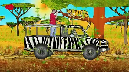 Safari Animals   More _ Animal Songs for Children by Steve and Maggie _ Collection Stories for Kids(360P)