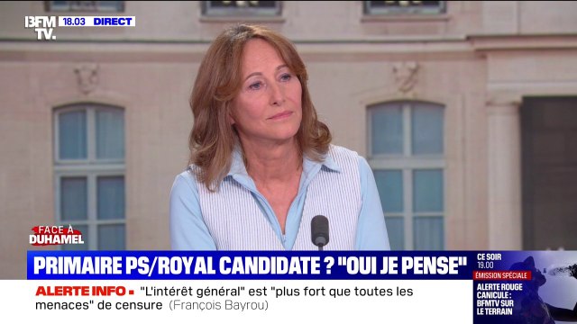 Présidentielle 2027: Ségolène Royal pense candidater à une éventuelle primaire du Parti socialiste