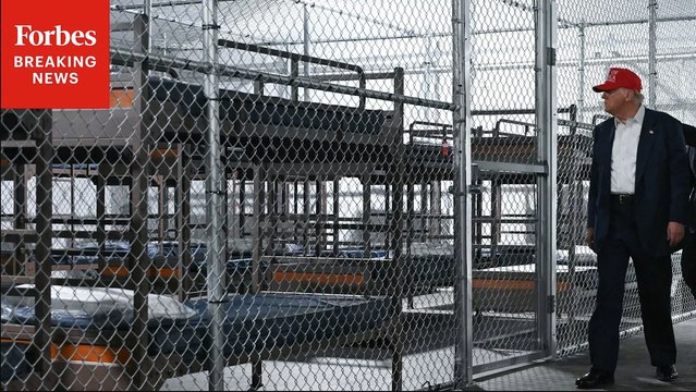 Trump Tours Florida’s 'Alligator Alcatraz' With DeSantis And Noem