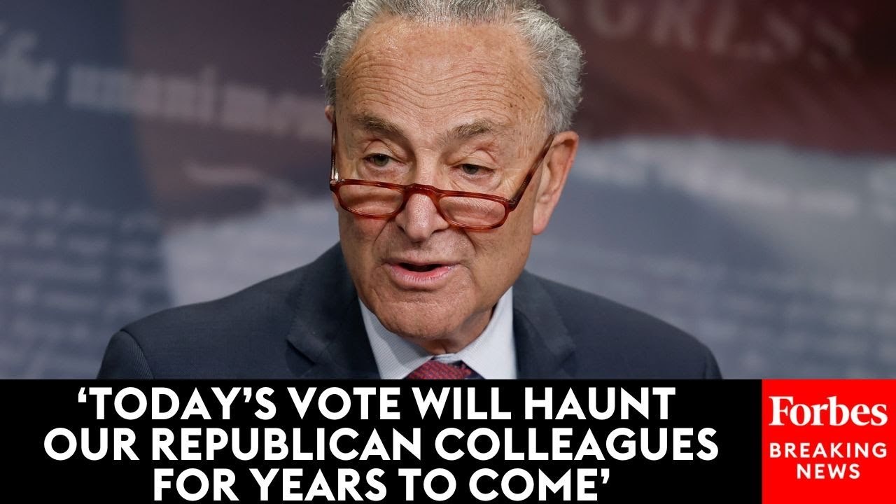 'The American People Will Not Forget': Chuck Schumer Excoriates GOP After Big Beautiful Bill Passes