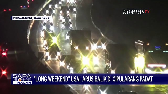 Begini Kepadatan Arus Balik di Cipularang Usai Libur Panjang, Warga Kembali dari Bandung ke Jakarta