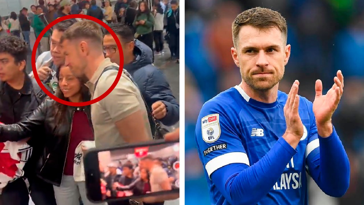 Aaron Ramsey llega a México para firmar su contrato con Pumas y así lo recibieron en el aeropuerto