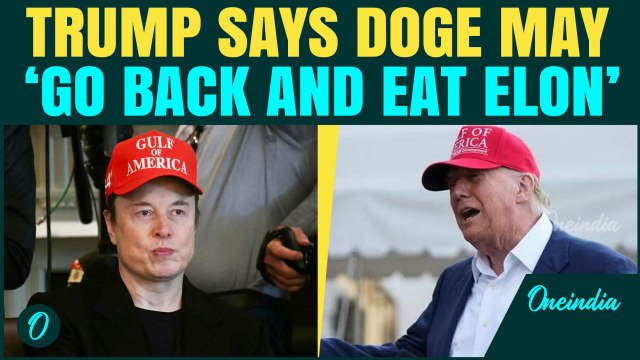 Trump REVEALS His Plan to Deport Musk? Trump Threatens To Put 'Monster' DOGE To 'Eat' Elon Musk