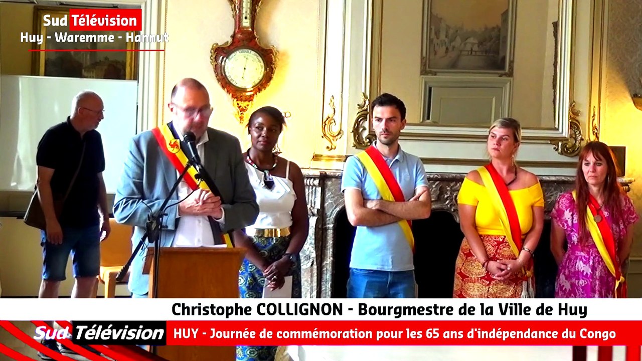 HUY - Discours de Christophe COLLIGNON à l'occasion de la journée de commémoration de l indépendance du Congo