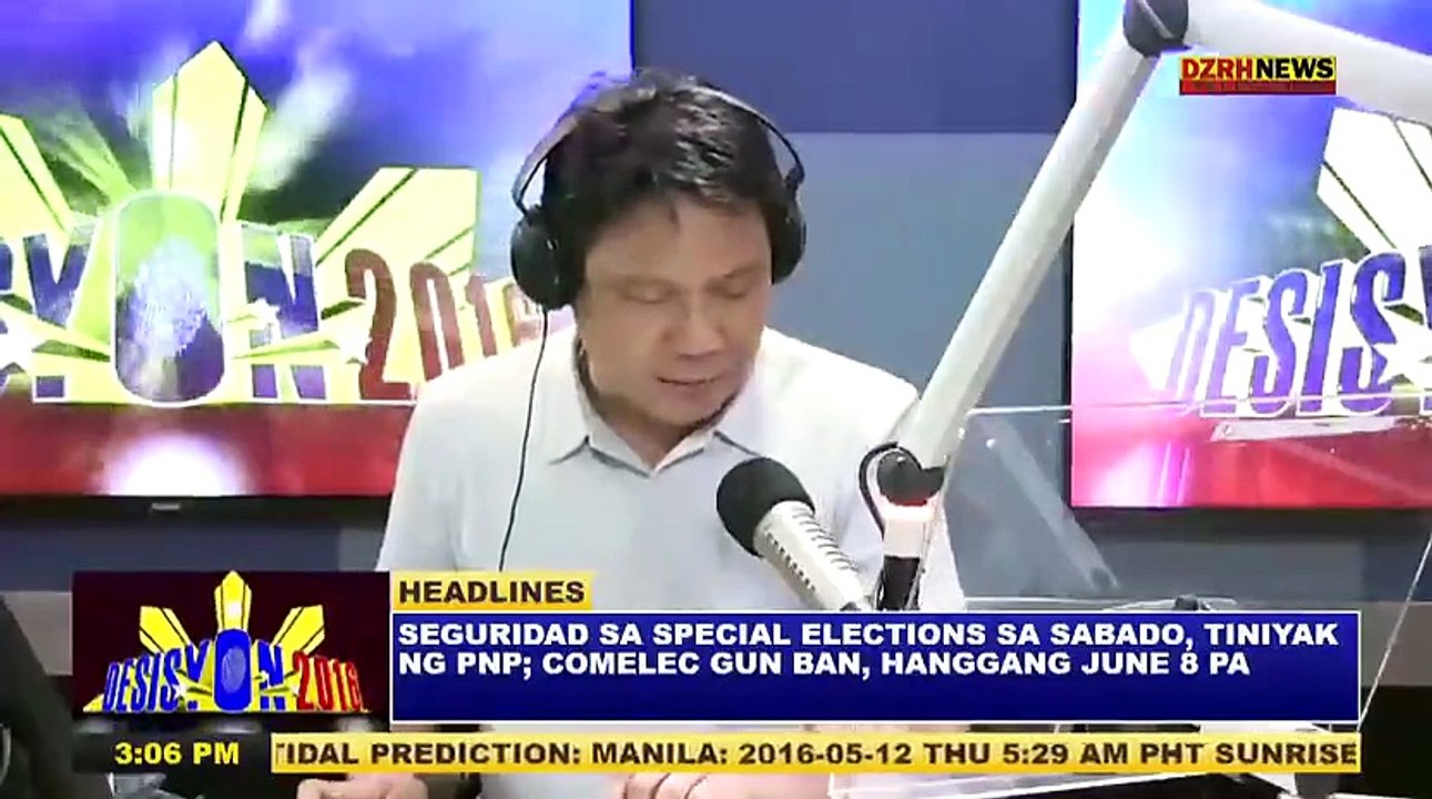 Rapido Hataw Balita 3PM Livestream - May 12, 2016