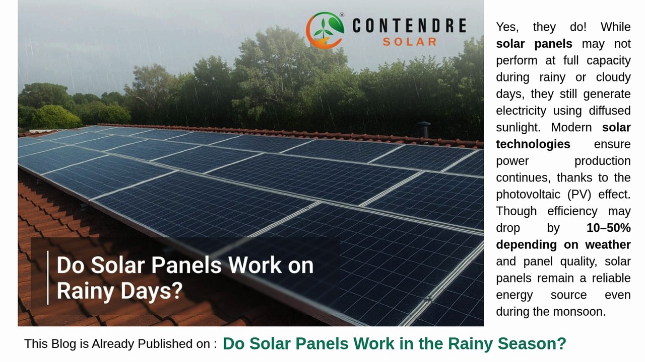 Do Solar Panels Work in Monsoon