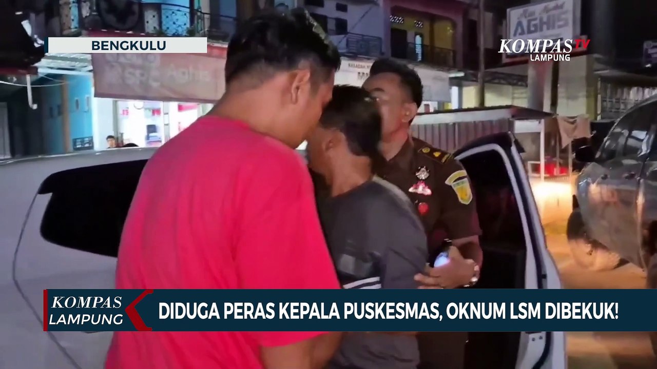 Diduga Peras Kepala Puskesmas, Oknum LSM Dibekuk!