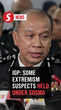 Sosma used on several foreigners held recently for extremism, says IGP