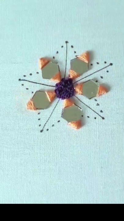 Embroidery design👍🏻💯 #embroiderydesign