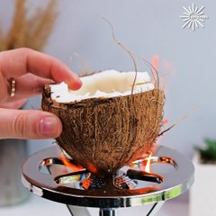 Making shredded coconut and coconut milk! 🥥