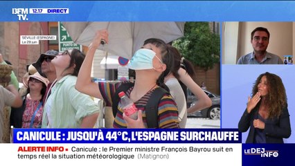 Canicule: dans le sud de l'Espagne, un pic à 44°C enregistré ce lundi