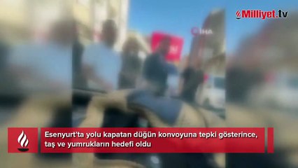 Yer: Esenyurt! Düğün konvoyu dehşet saçtı