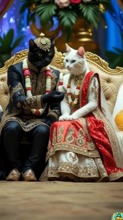 INDIAN CATS WADDING