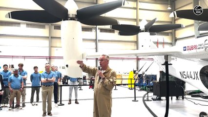 Test flight of the Joby Aerial Taxi