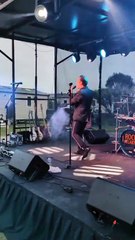 Dance With Me Tonight Olly Murs tribute performs at Music Weekender held at Newperran Holiday Park