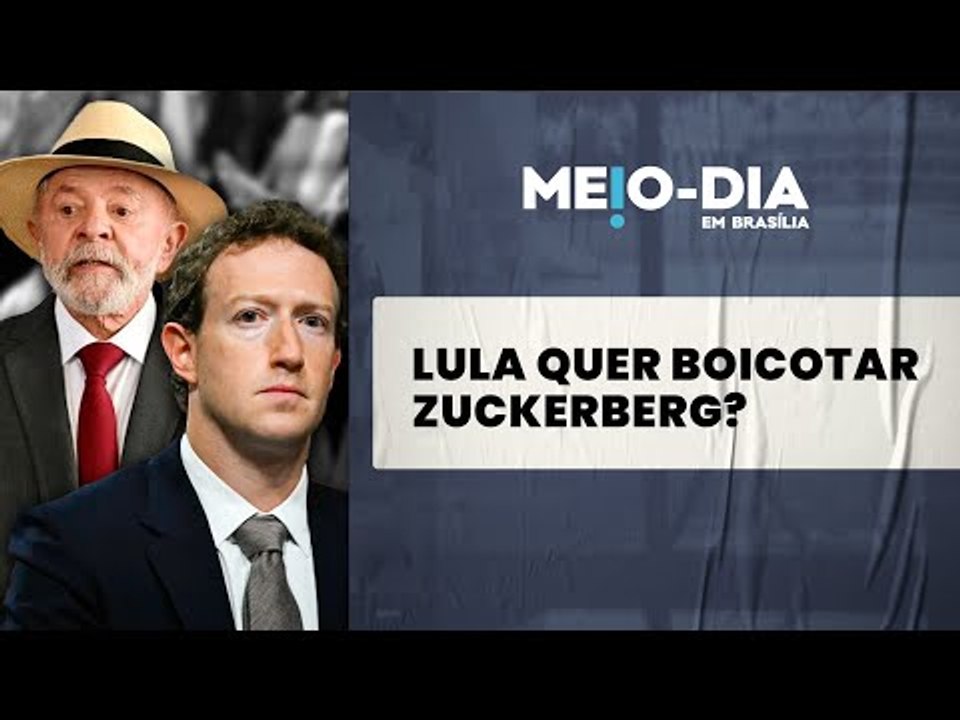 Lula reúne ministros para discutir ações contra a Meta, empresa de Mark Zuckerberg