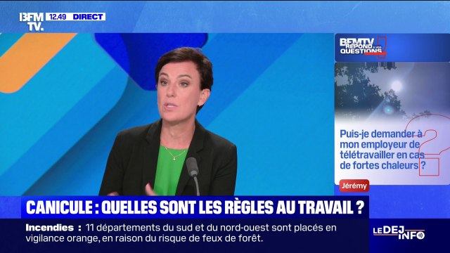 Puis-je demander à mon employeur de télétravailler en cas de fortes chaleurs? BFMTV répond à vos questions