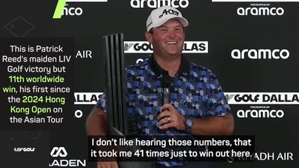 'It took too long!' - Patrick Reed finally a LIV winner after 41 starts