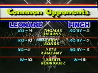 Sugar Ray Leonard vs Bruce Finch - HBO 2-15-82